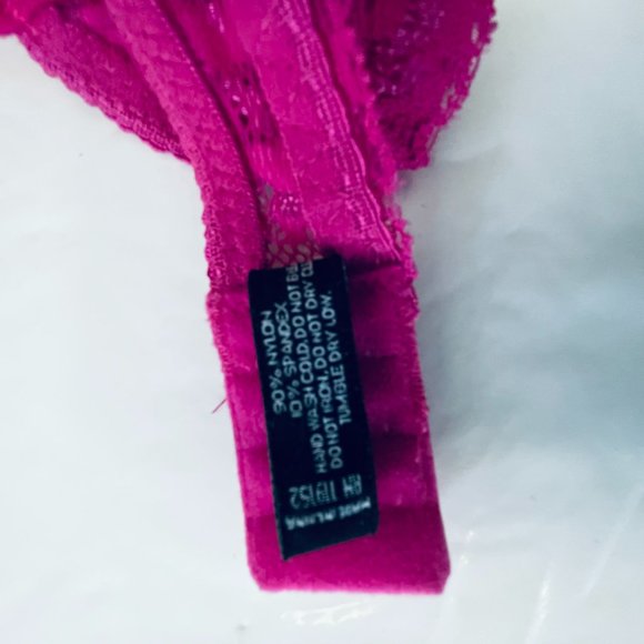 Real underwear bra size 36B see through pink - Picture 2 of 5